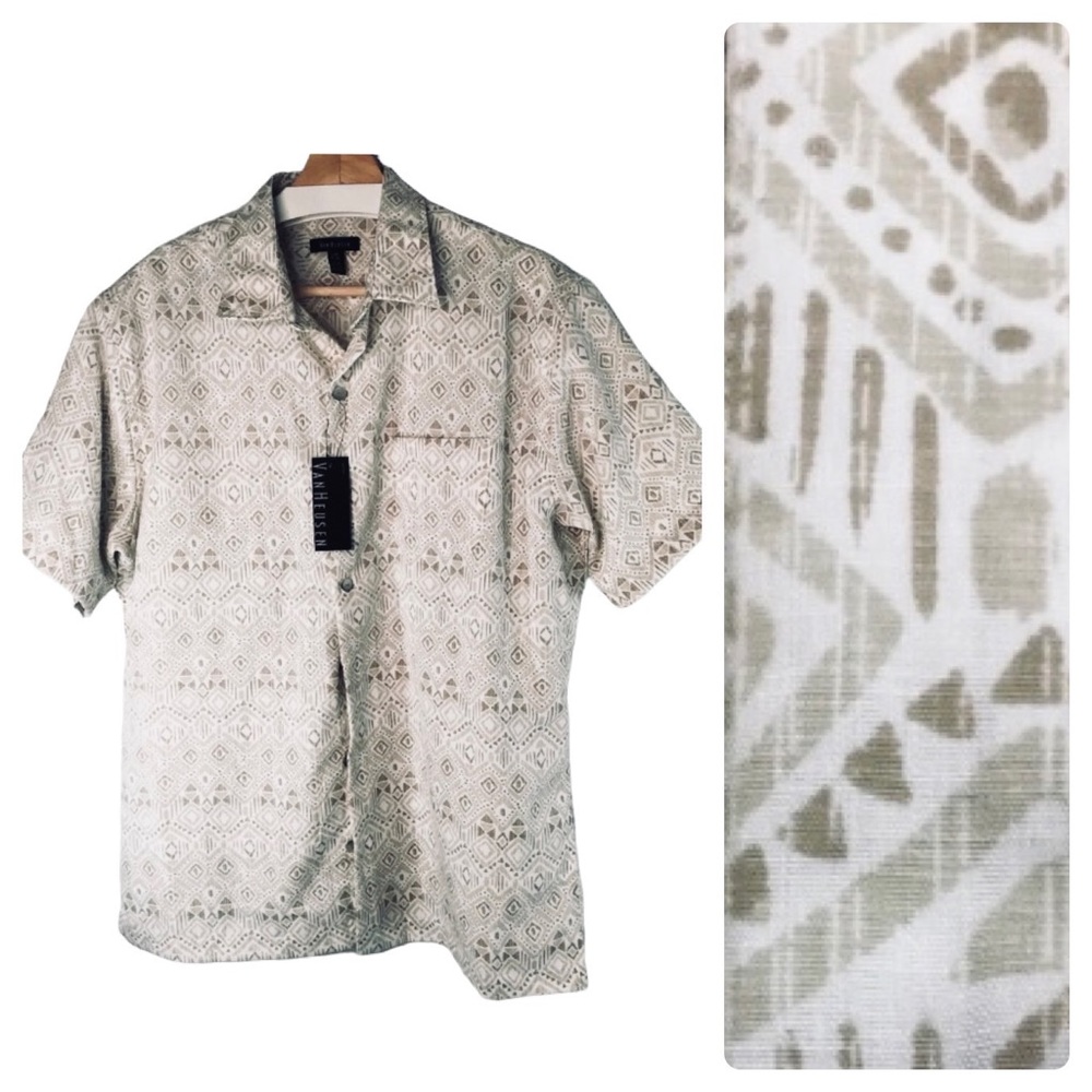 Van Heusen | Mens Short Sleeve Top| Sz. Large NWT